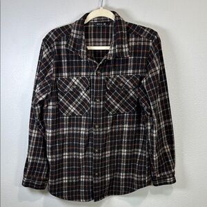 RNT23‎ Plaid Button-Up Shirt shaket western